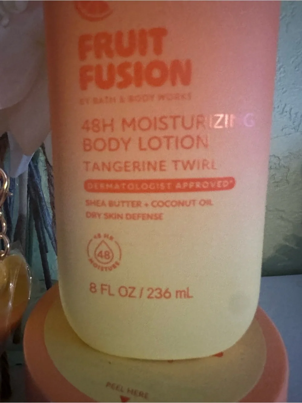 Bath & Body Works Fruit Fusion Tangerine Twirl - Pink & Orange Packaging